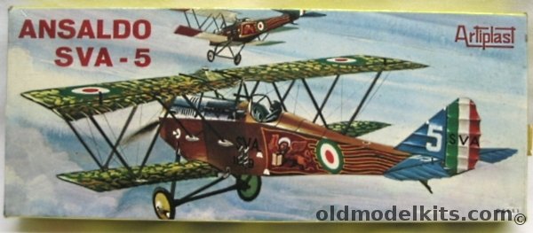 Artiplast 1/50 Ansaldo SVA-5 (SVA 5) Italian Air Force plastic model kit